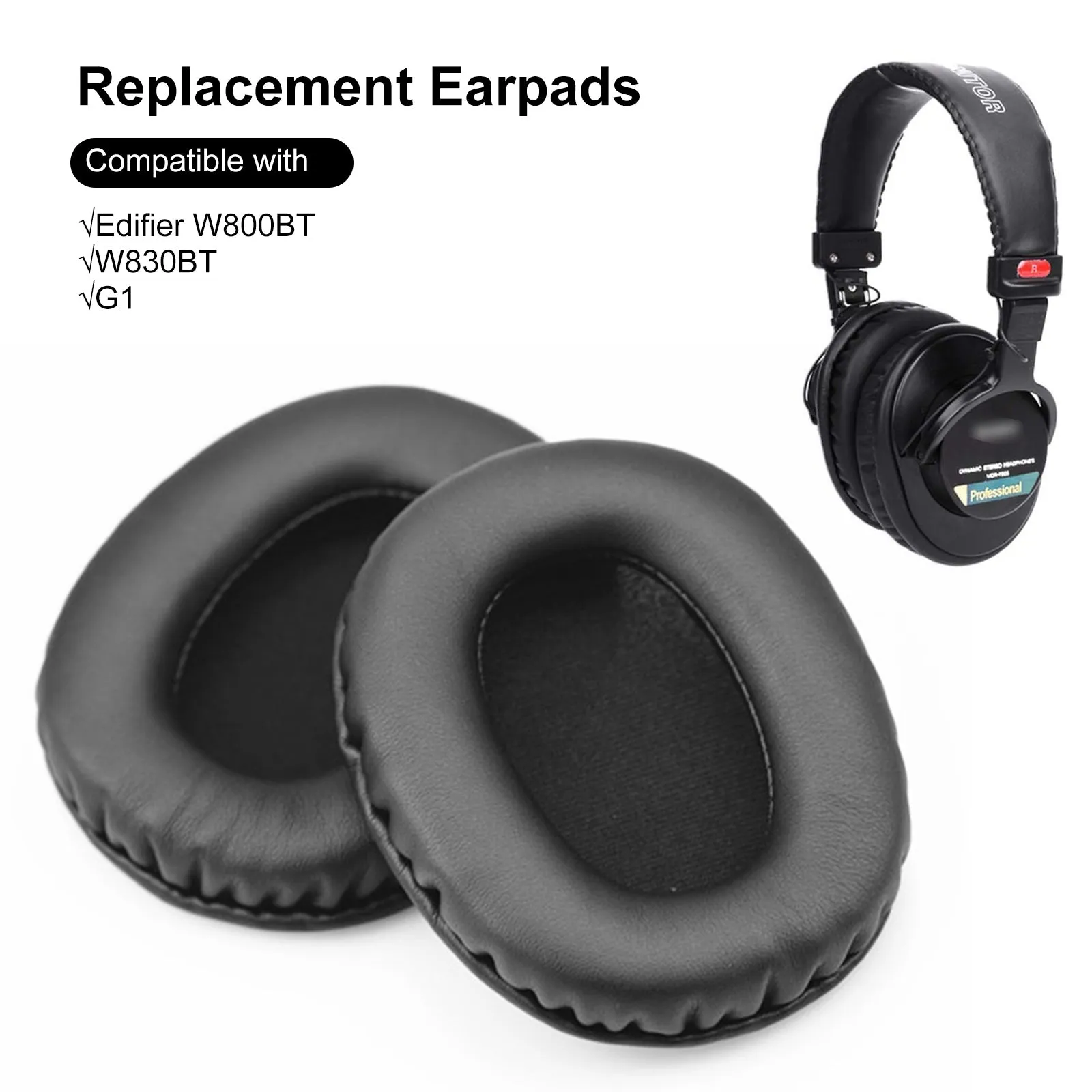 1 Pair Headphones Ear Pad Replacement