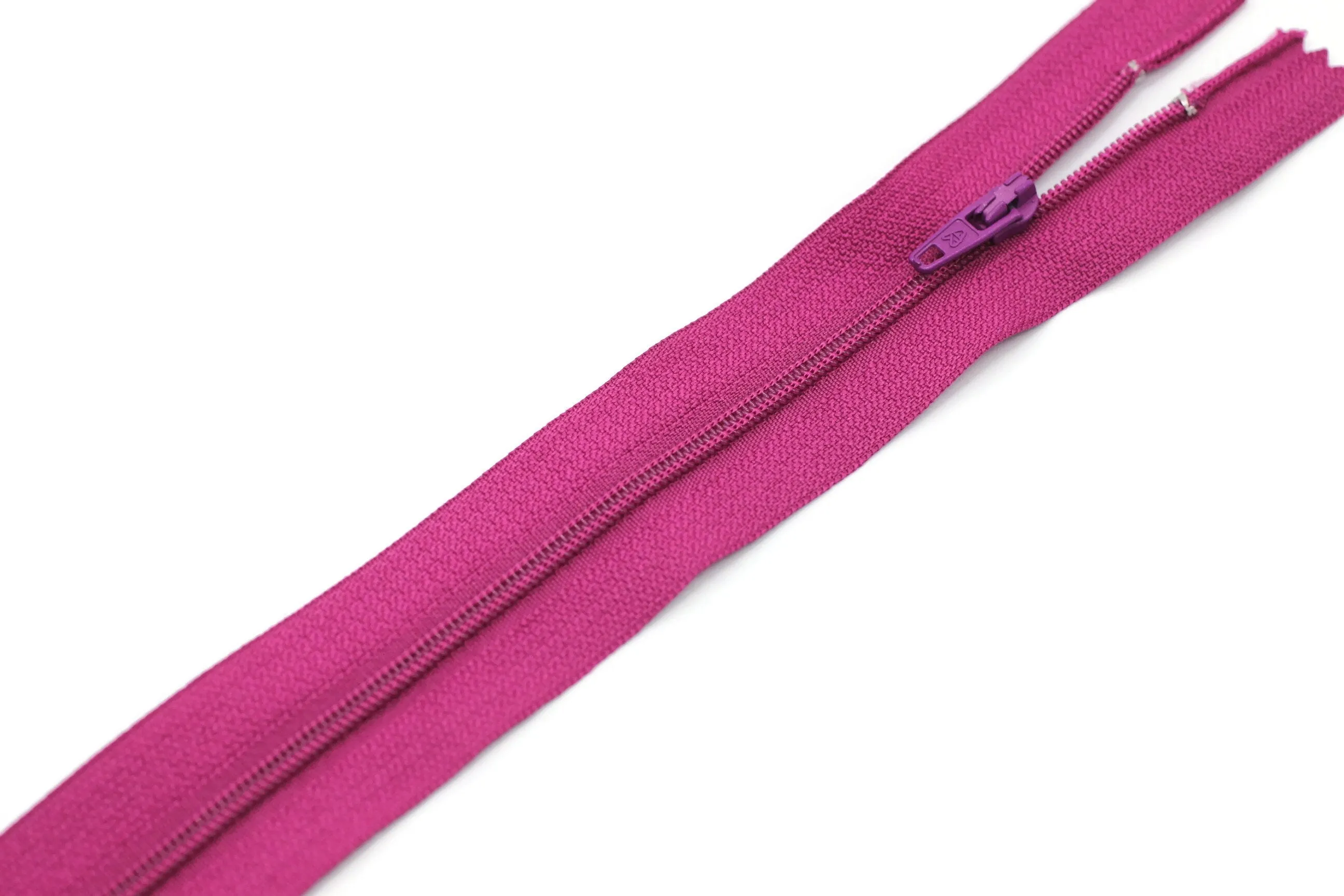 10 pcs Fuschia Zippers, 24 cm, 9.4 inc zipper, pants zipper, zipper for pants, zipper, bag zipper, zippers, wallet zipper,