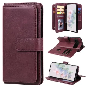 10-slot wallet case for Google Pixel 7 - Wine Red