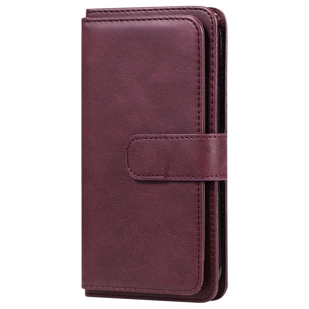 10-slot wallet case for Google Pixel 7 - Wine Red