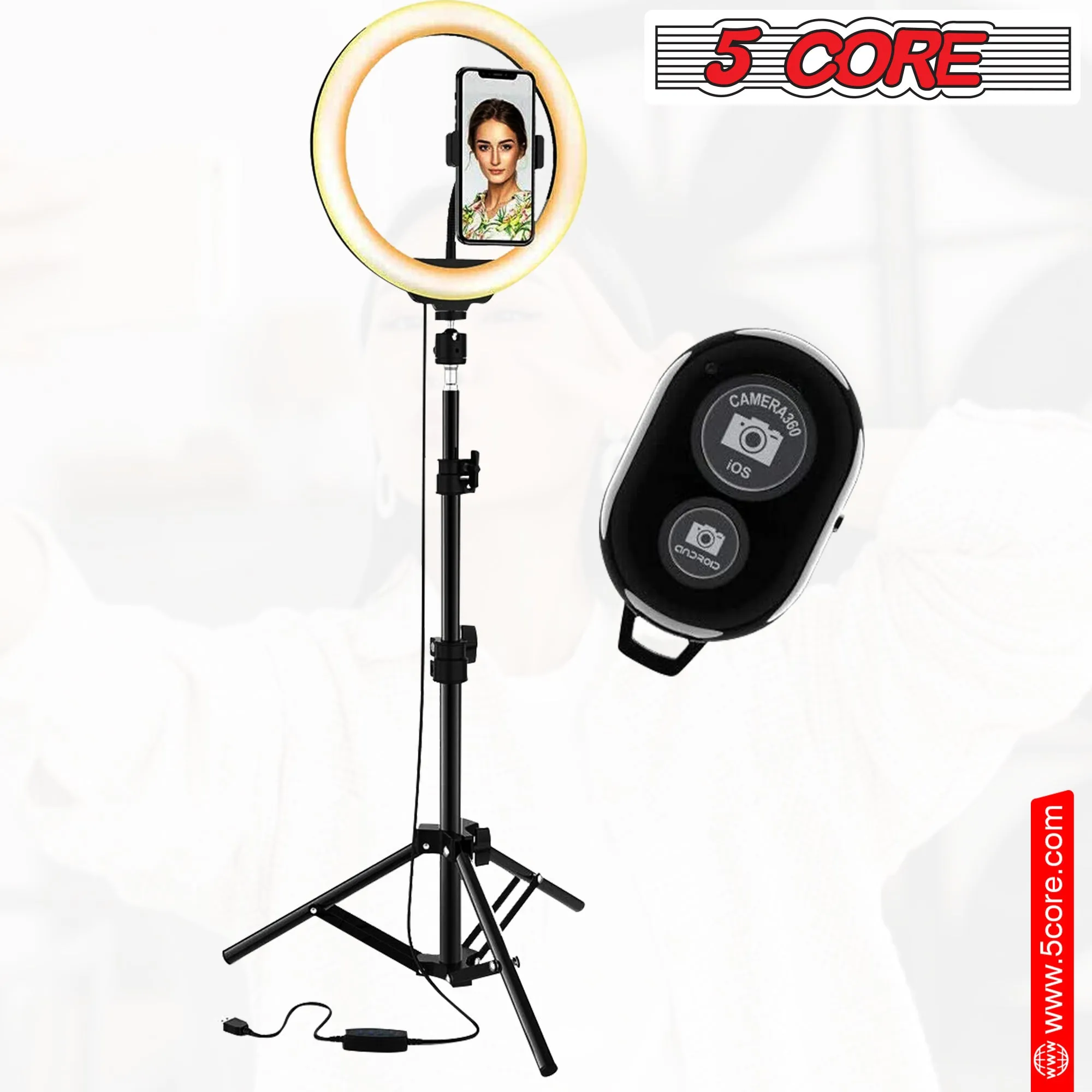 10\" LED TIK Tok Ring Light with Tripod Stand Phone Holder Ringlight Stand"