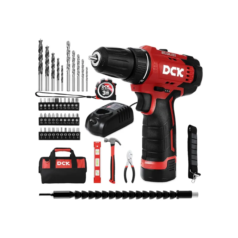 12V Brushless Cordless Drill Set With Battery and Fast Charger