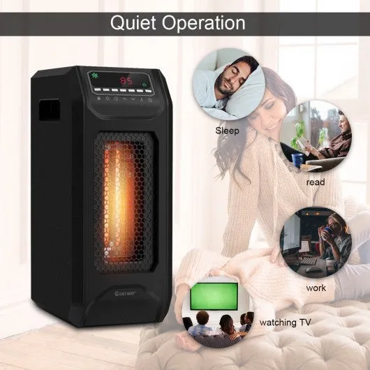 1500 W Portable Electric Space Heater with Timer Remote Control