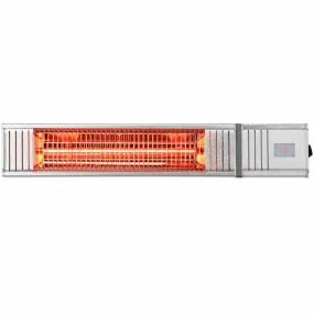 1500W Infrared Patio Heater w/ Remote Control & 24H Timer for Indoor Outdoor