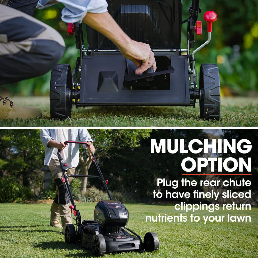 19" Brushless Cordless Lawn Mower 40V Steel Deck Baumr-AG