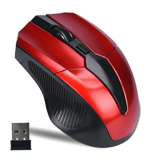 2017 Hot Sale USB Receiver 2.4GHz Optical Wireless Mouse Cordless Mice for PC Laptop ComputerSem fio Rato para&29