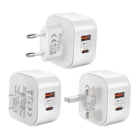 20W USB-C Fast Charger Wall Plug