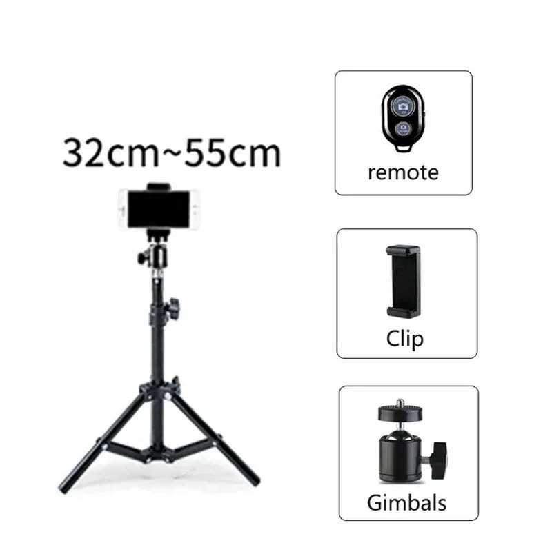 210Cm Tripod for Mobile Phone Tripe for Mobile Smartphone Tripod for Phone Cellular Tripodes for Camera Iphone Xiaomi Cell Phone