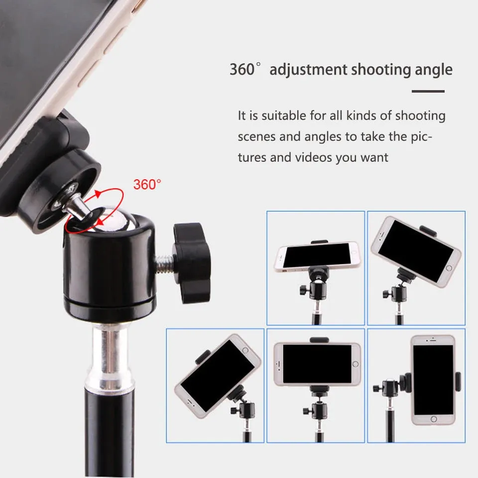 210Cm Tripod for Mobile Phone Tripe for Mobile Smartphone Tripod for Phone Cellular Tripodes for Camera Iphone Xiaomi Cell Phone