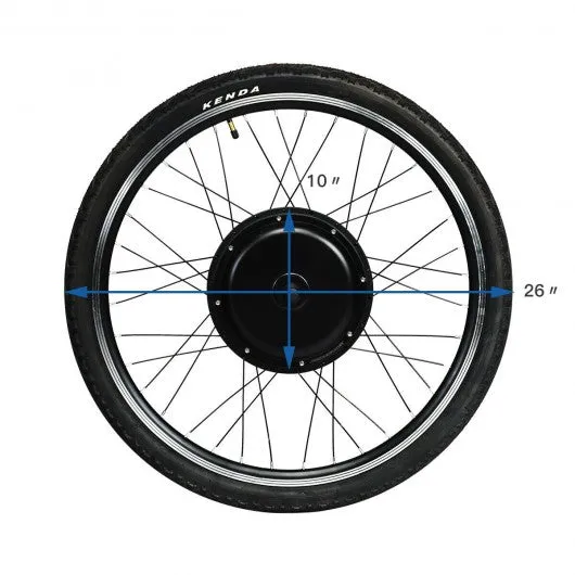 26" x 1.95" Rear Wheel Electric Bicycle Kit