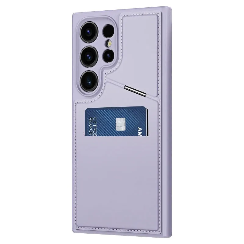 3 in 1 Multifunctional Phone Case With Mag-safe Wallet Card Slots & Stand For Samsung Galaxy S24