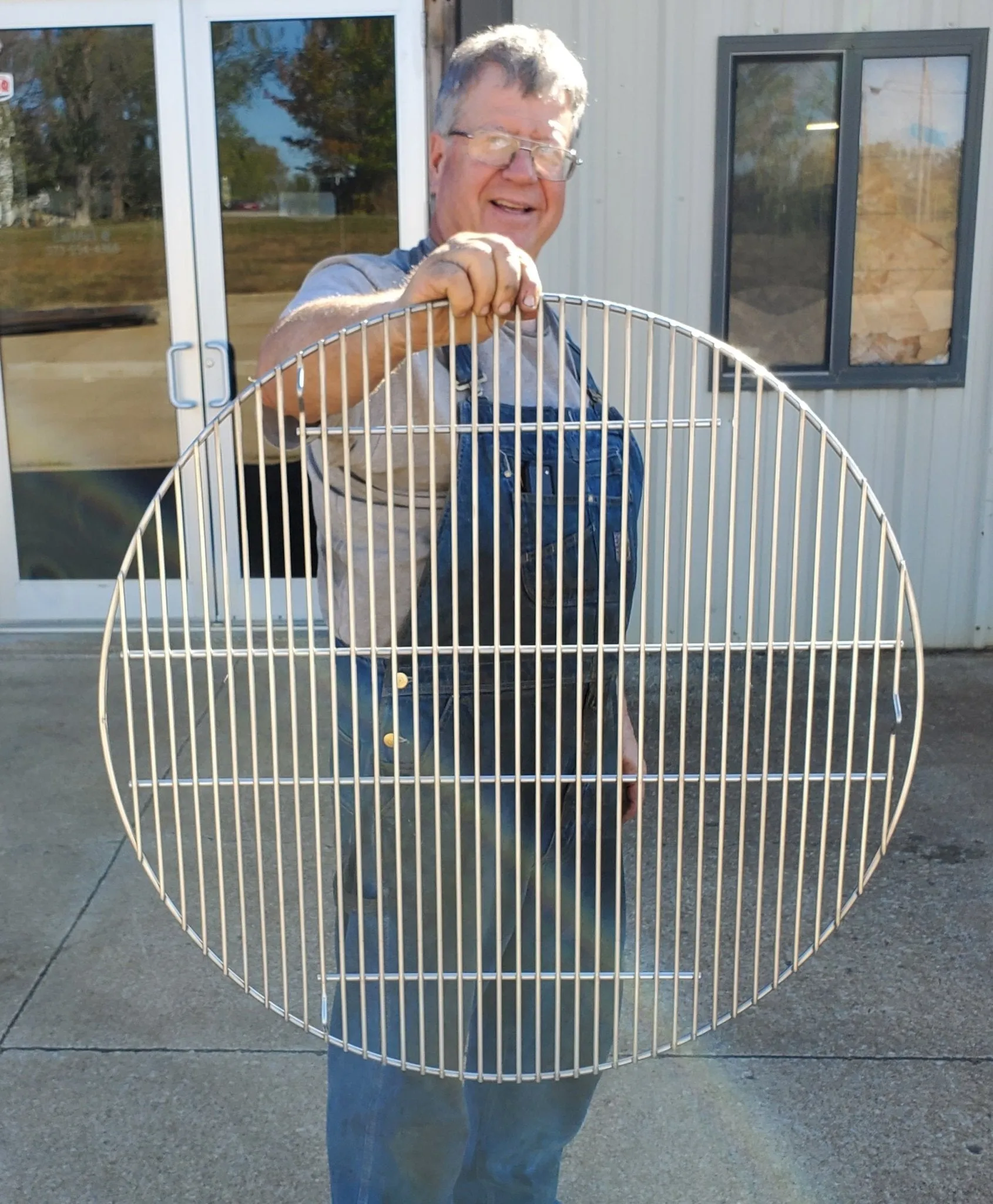 30" Stainless Steel Food Grate For Firepits & Schwenker Grills