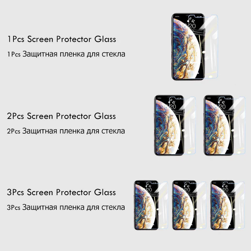 3Pcs Full Cover Glass for iPhone