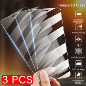 3Pcs Full Cover Glass for iPhone