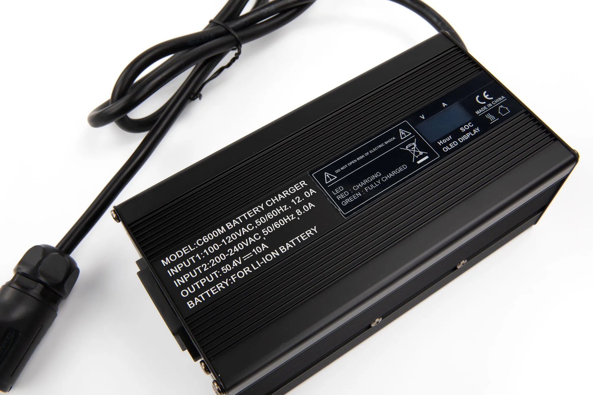 50.4V 10A Charger for 12S Li-ion Battery Pack