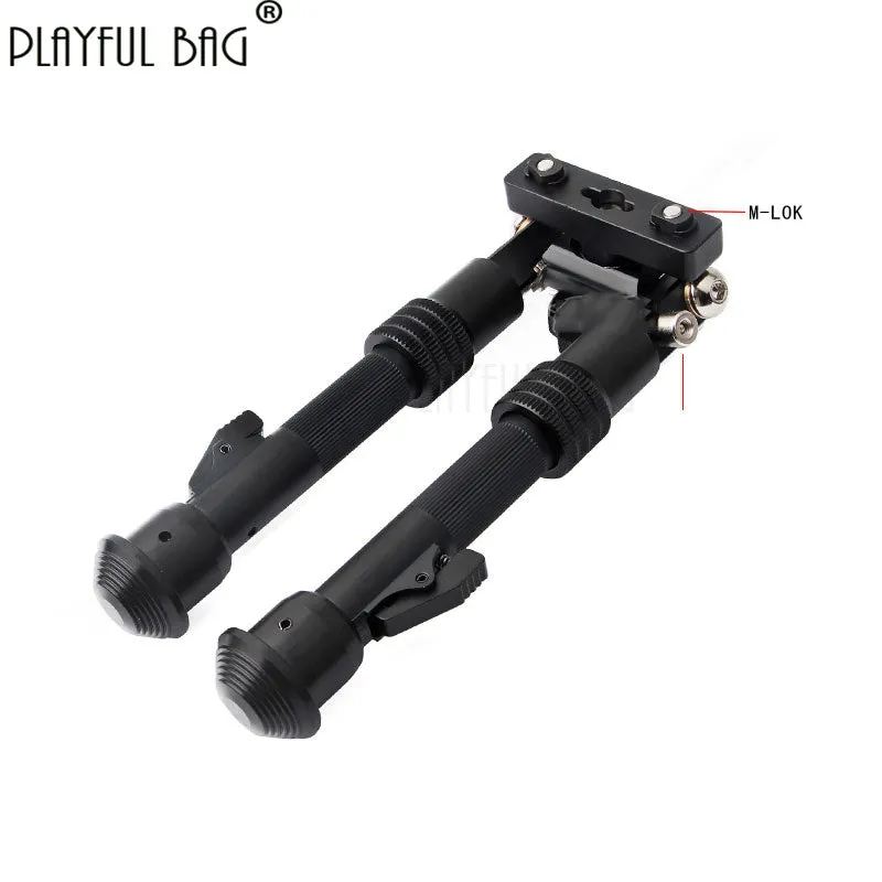 6-inch quick release telescopic Y91-B quick release mlok6 inch JD18  bipod Rifle tripod Detachable assembledCarbon fiber high-quality tactical tripod  telescopic support