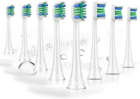 8Pcs Brush Heads for Oral Caree-Precision Cleaning