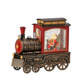 9" LED Santa Train Water Globe