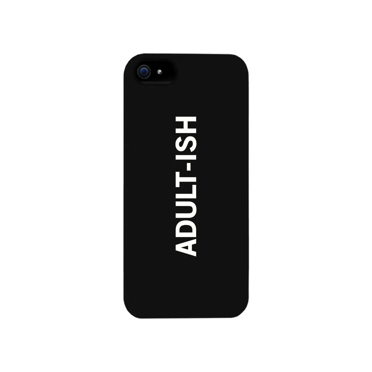 Adult-ish Black Funny Quote Cute Phone Cases For Apple, Samsung Galaxy, LG, HTC