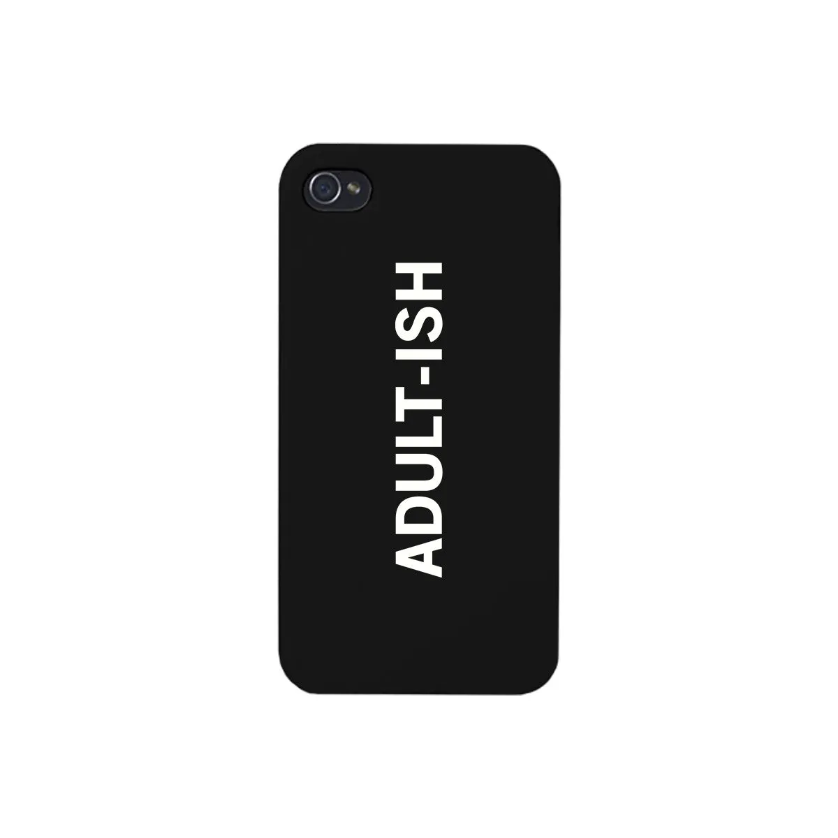 Adult-ish Black Funny Quote Cute Phone Cases For Apple, Samsung Galaxy, LG, HTC