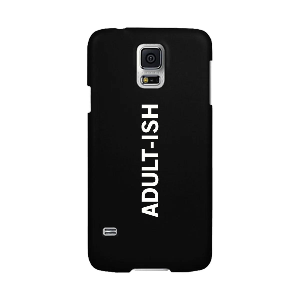 Adult-ish Black Funny Quote Cute Phone Cases For Apple, Samsung Galaxy, LG, HTC