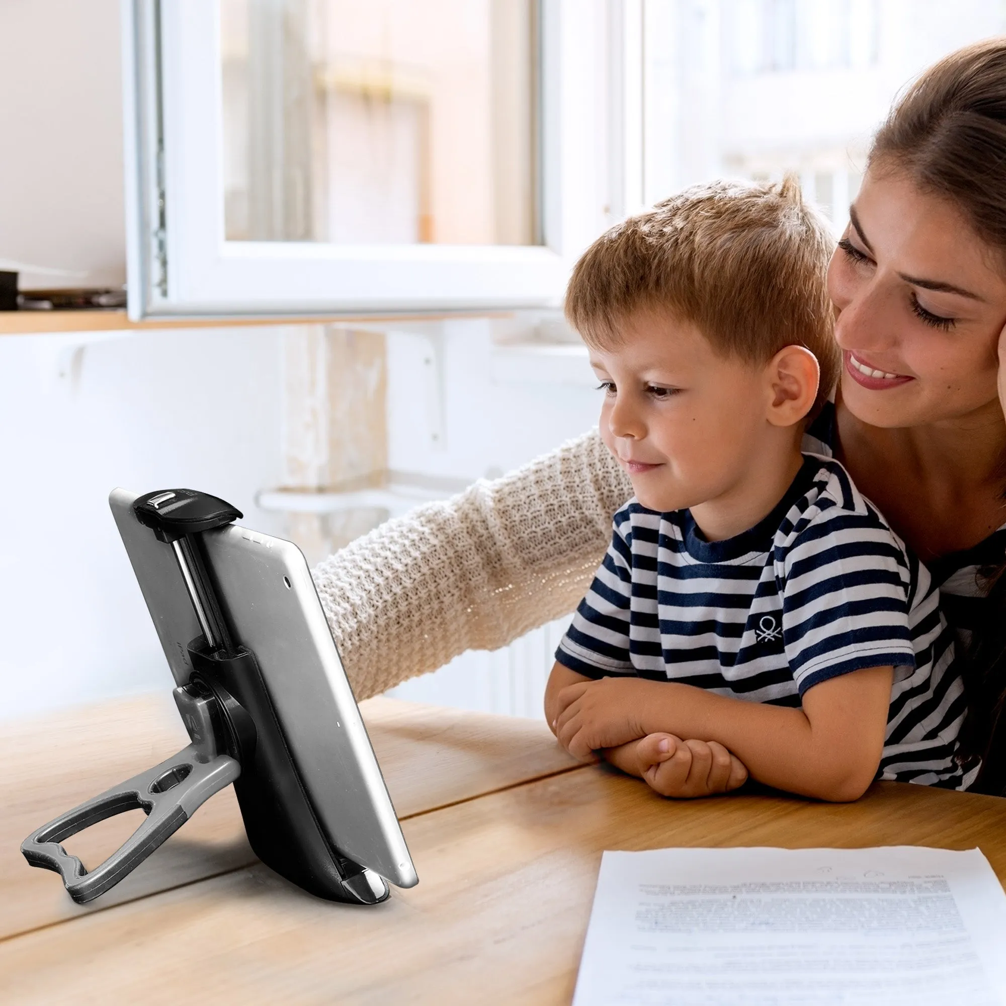 Aduro Easy-Grip Universal Rotating Phone & Tablet Stand