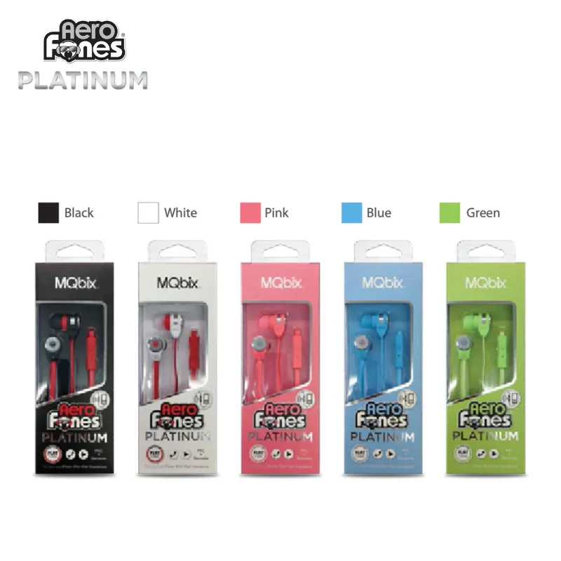 Aero Fones 入耳式高性能带麦耳机 MQET38 High Performance Earbuds w/Mic