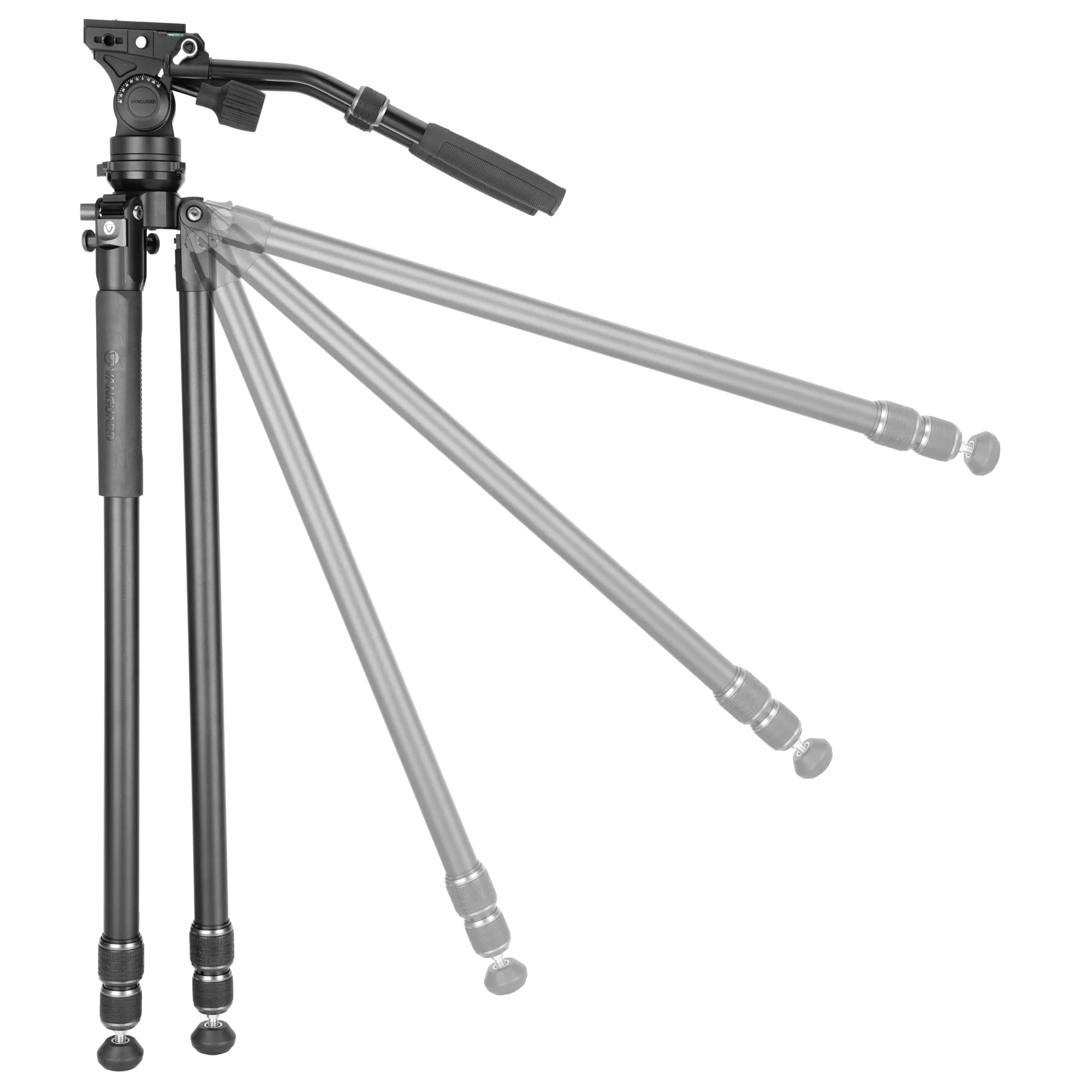 Alta Pro 3VL 303AV 18 - Aluminium Tripod with levelling base and video head - 15kg load capacity