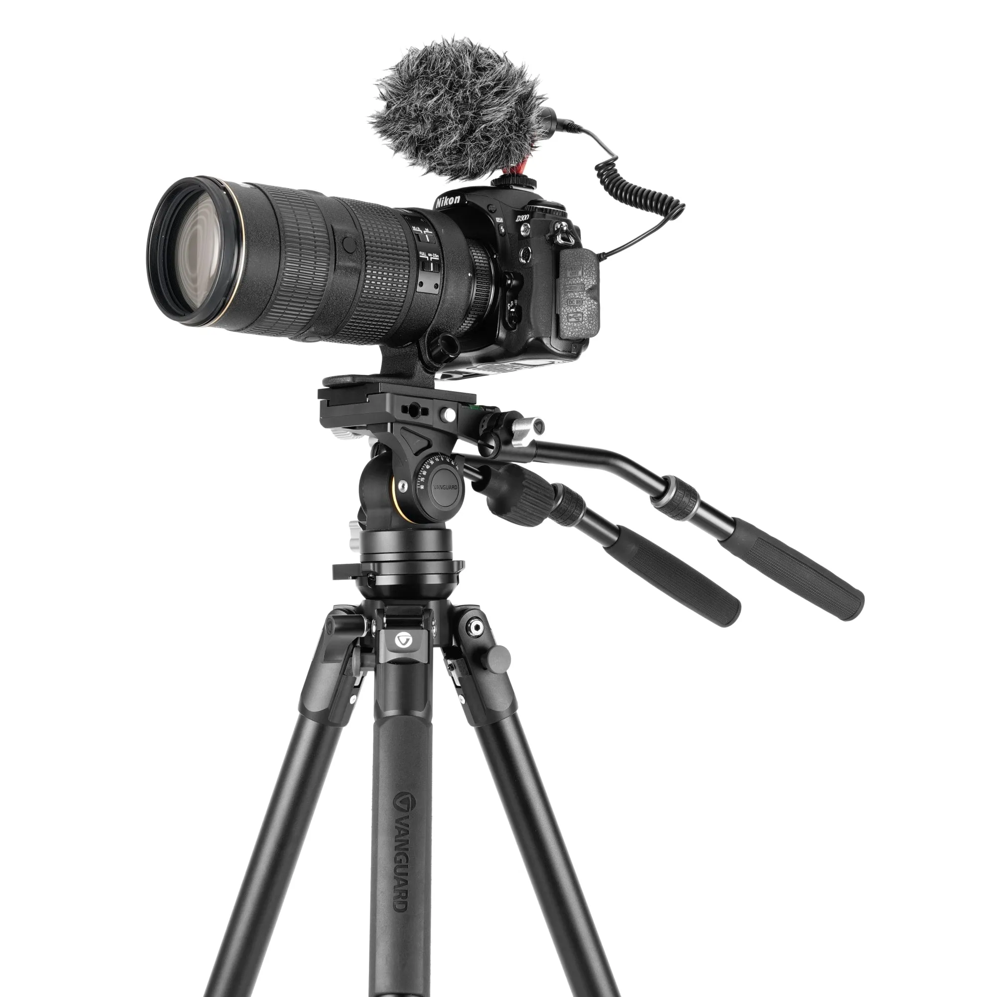 Alta Pro 3VL 303AV 18 - Aluminium Tripod with levelling base and video head - 15kg load capacity