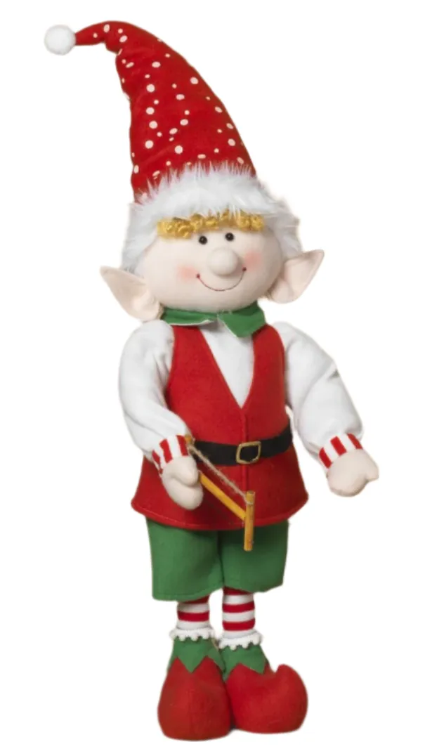 Animated Fabric Elf, 21"H (3 styles - sold individually)