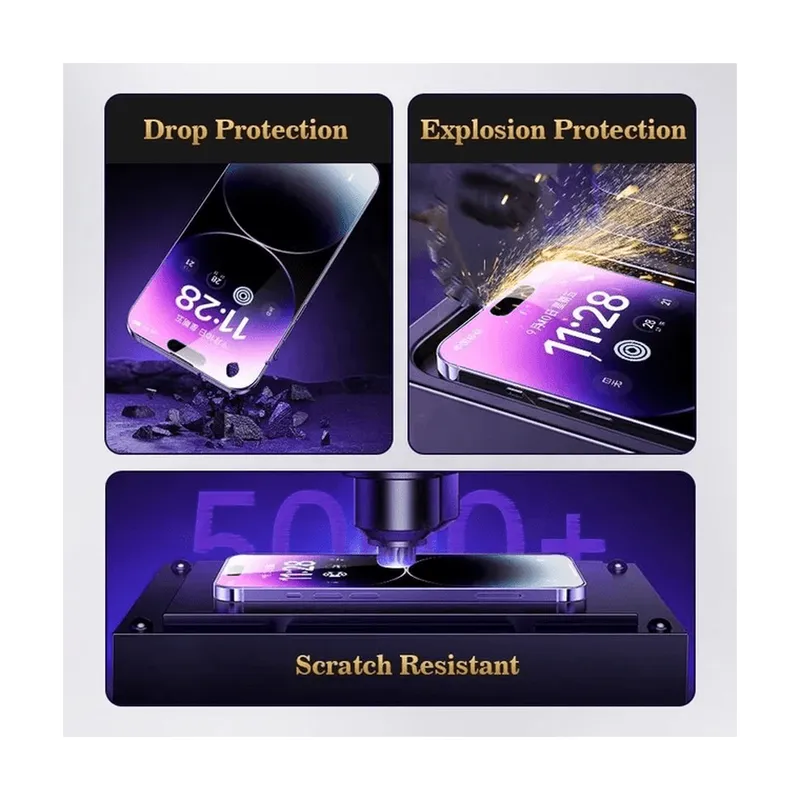 Anti Static HD iPhone 15 Pro Glass Screen Protector