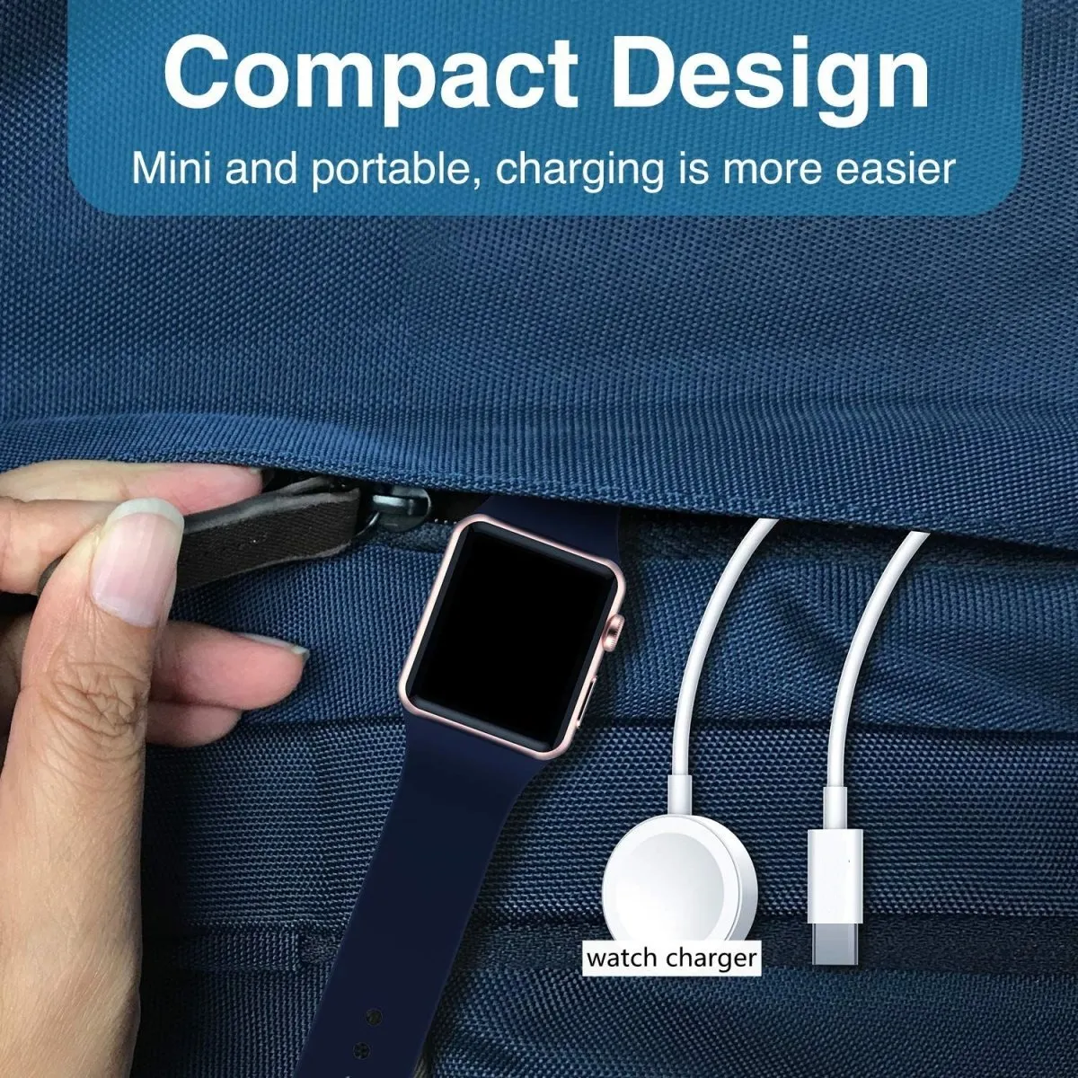 Apple Watch Magnetic Fast Charger to USB-C Cable | Watch Charger