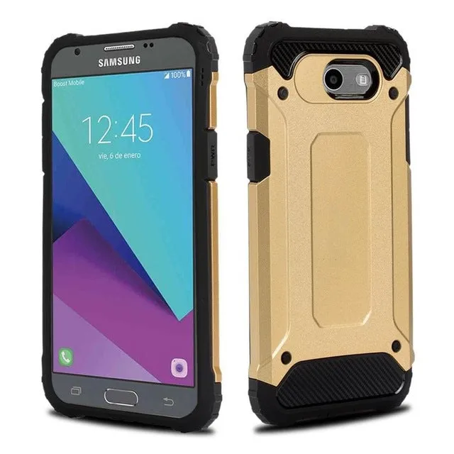 Armor Guard Phone Cover Case For Samsung Galaxy J3 J5 J7 J1 2016 J2 Prime A3 A5 A7 2017 Case Card Holder Drop Shock Protective