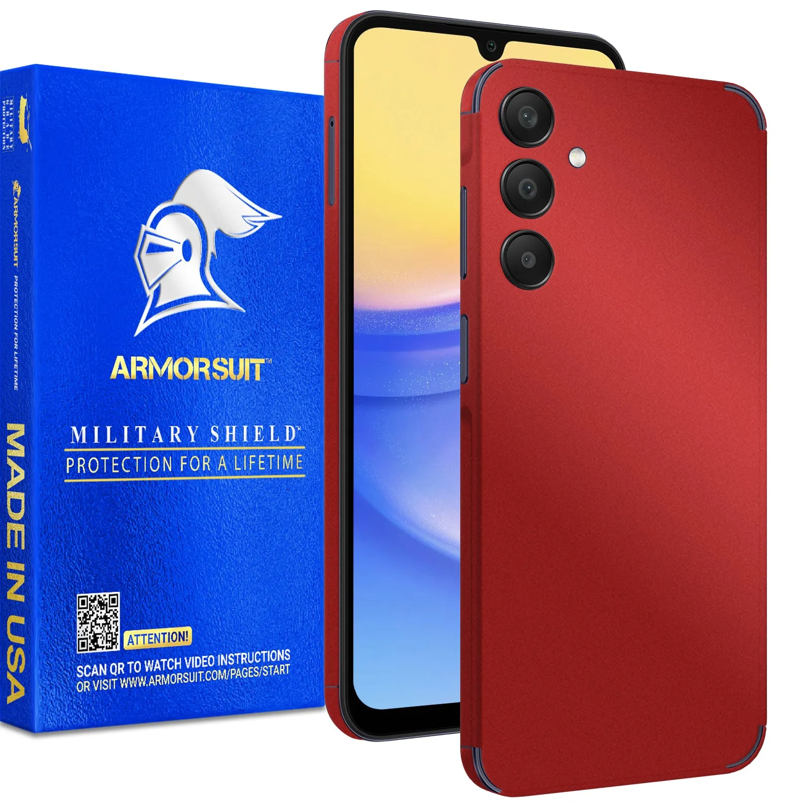 Armorsuit MilitaryShield Vinyl Skin Wrap Film for Samsung Galaxy A15