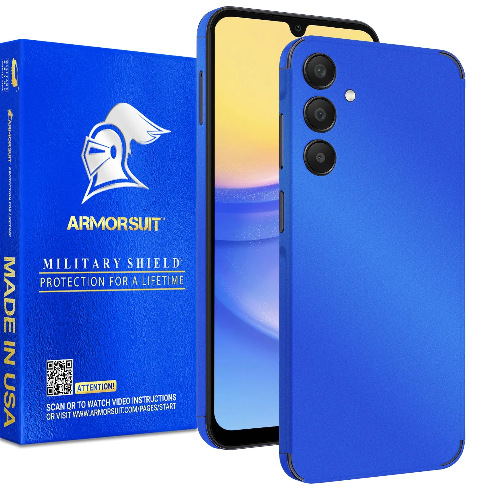 Armorsuit MilitaryShield Vinyl Skin Wrap Film for Samsung Galaxy A15