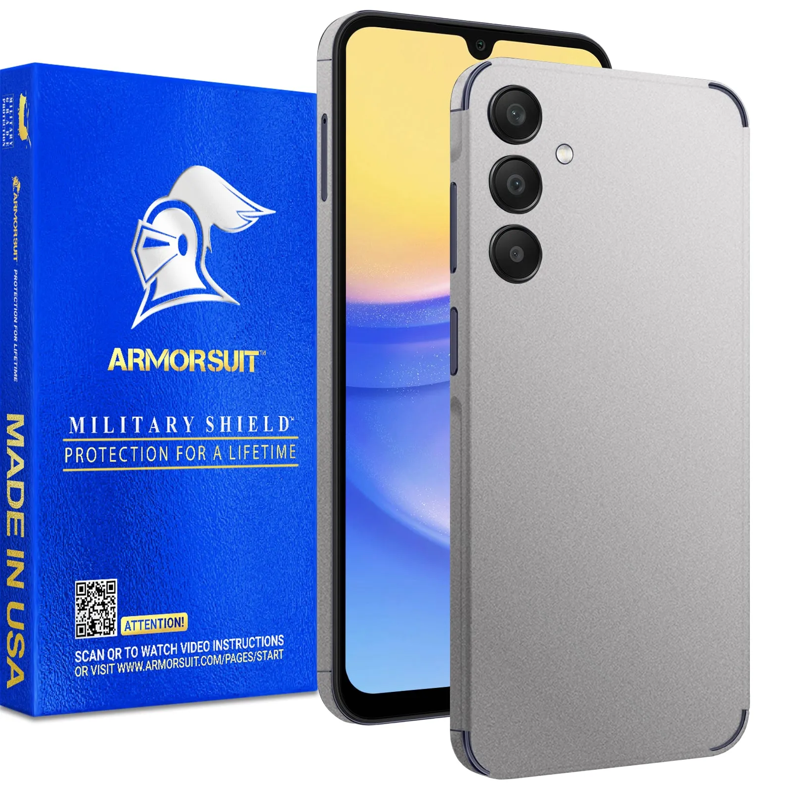 Armorsuit MilitaryShield Vinyl Skin Wrap Film for Samsung Galaxy A15