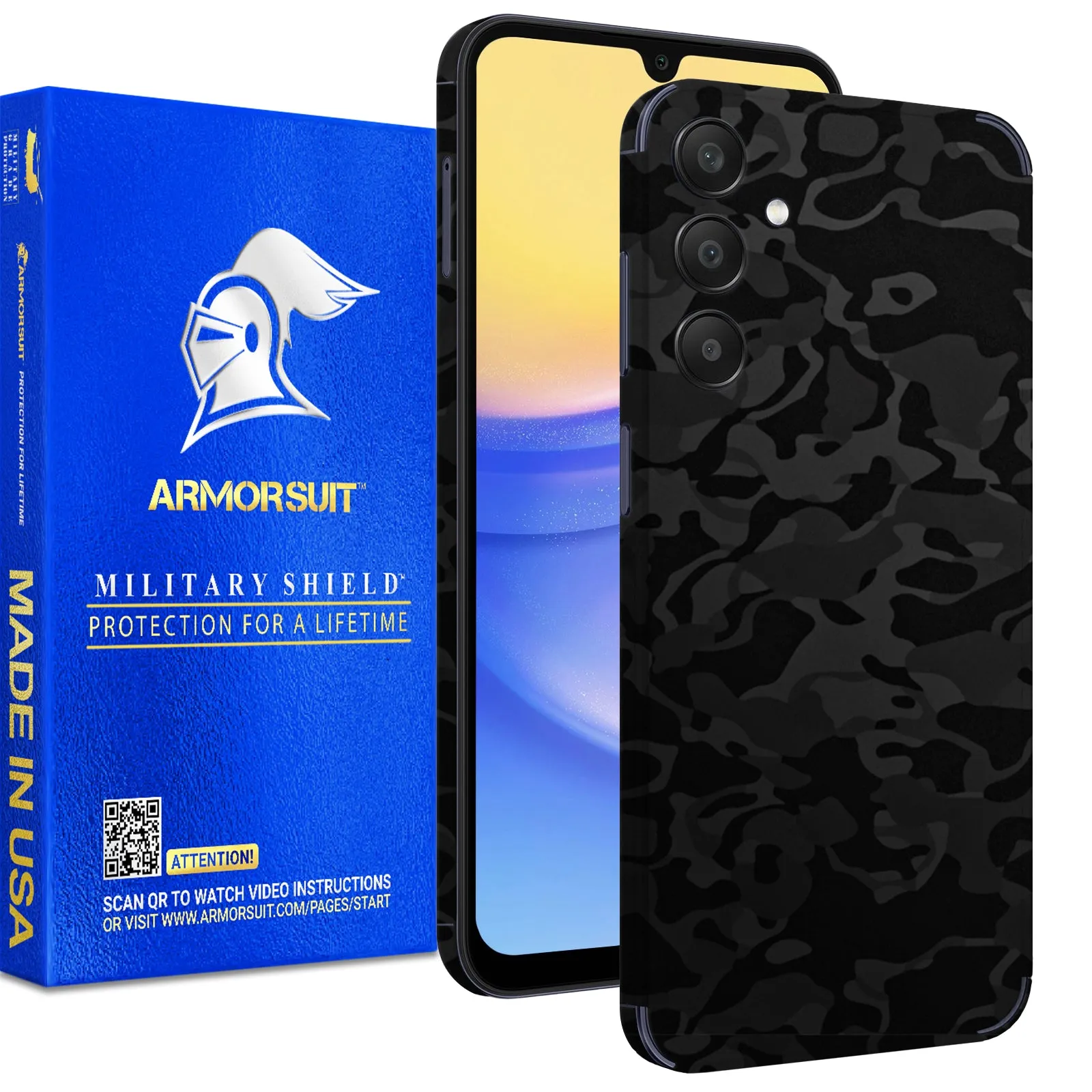 Armorsuit MilitaryShield Vinyl Skin Wrap Film for Samsung Galaxy A15