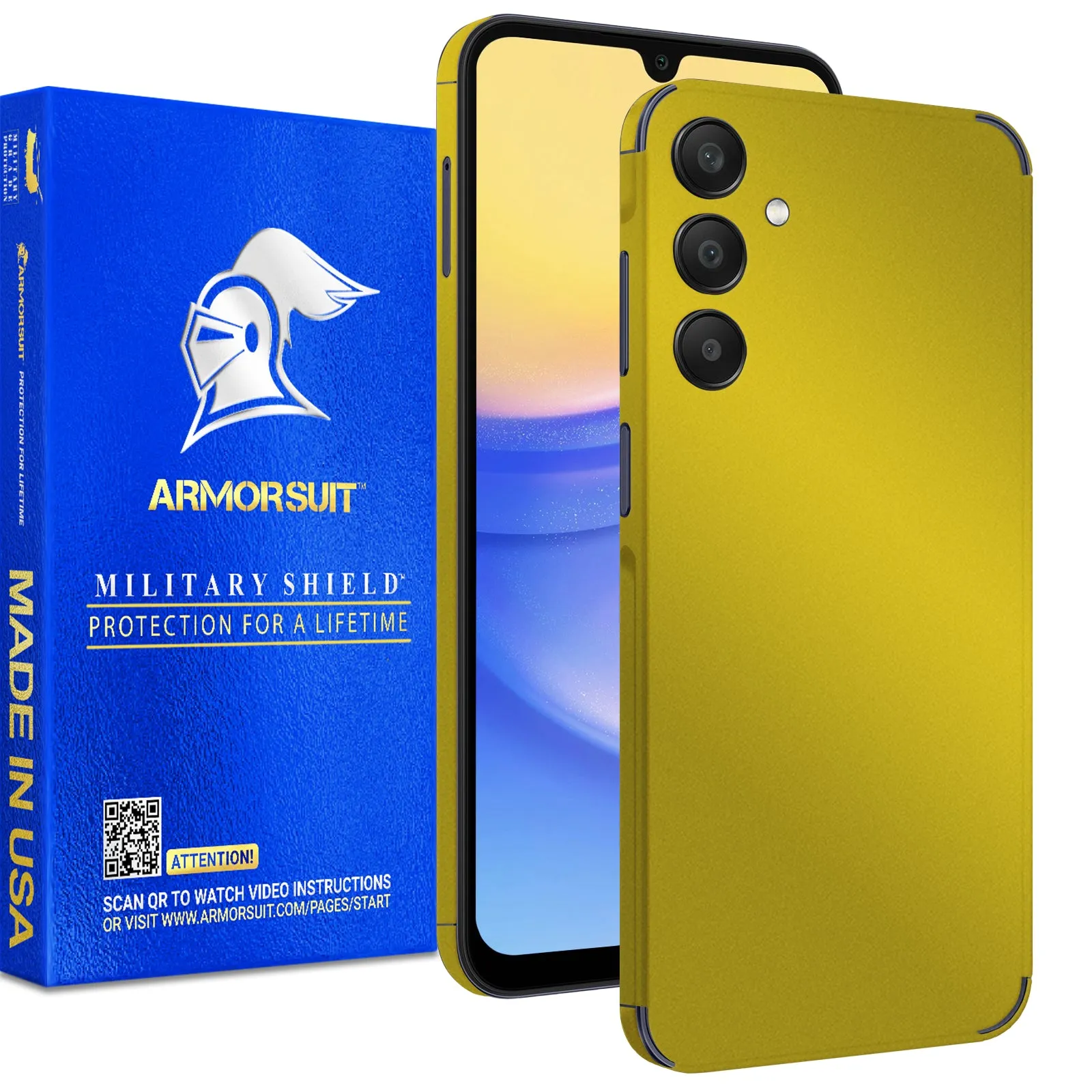 Armorsuit MilitaryShield Vinyl Skin Wrap Film for Samsung Galaxy A15