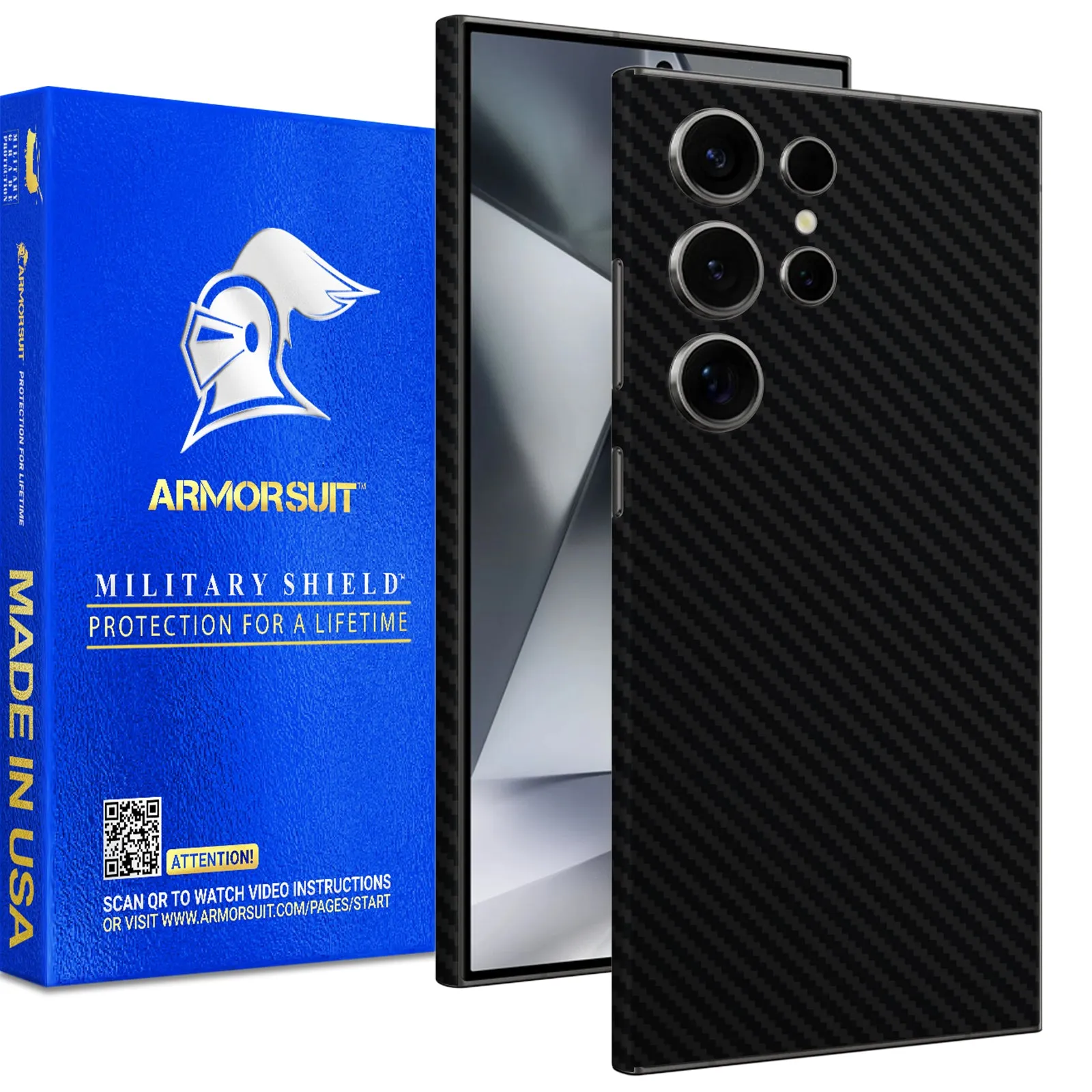 Armorsuit MilitaryShield Vinyl Skin Wrap Film for Samsung S24 Ultra