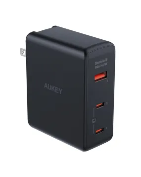 AUKEY PA-B7O 140W Power Charger with European plug   British plug