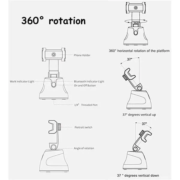 Auto Tracking Smart Shooting Holder