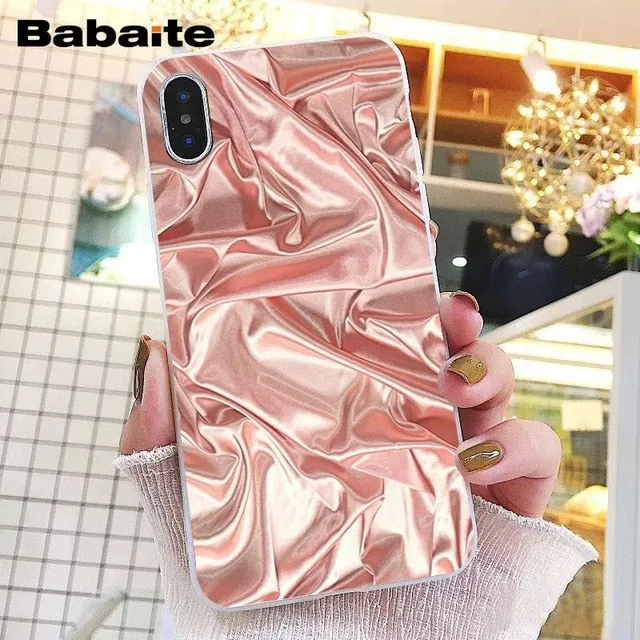 Babaite Gold Rose Phone Case