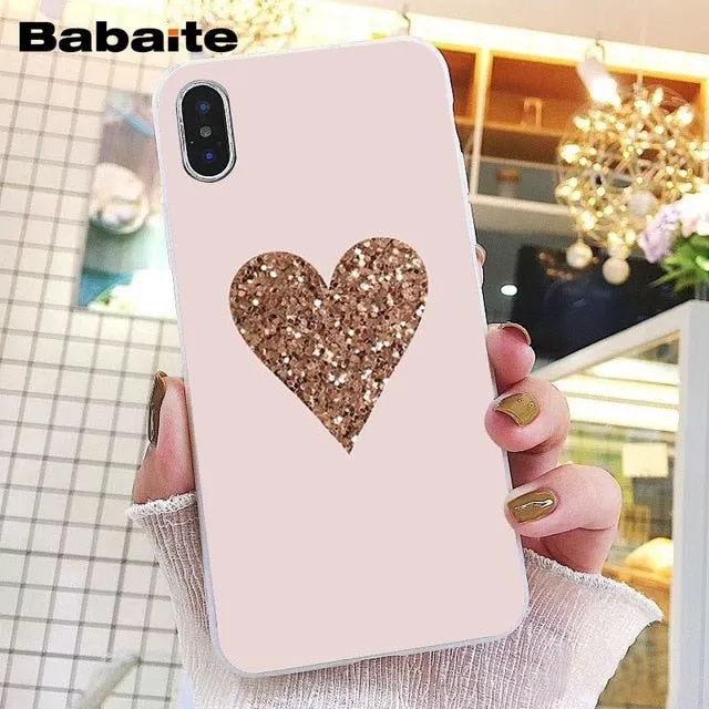 Babaite Gold Rose Phone Case