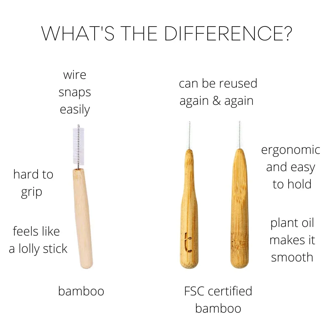 Bamboo Interdental Brush Set