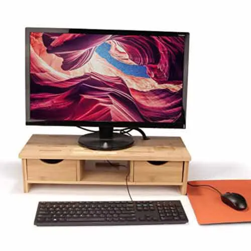 Bamboo Monitor Stand