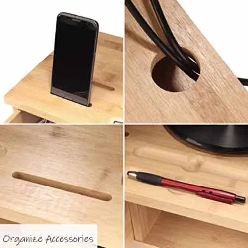 Bamboo Monitor Stand