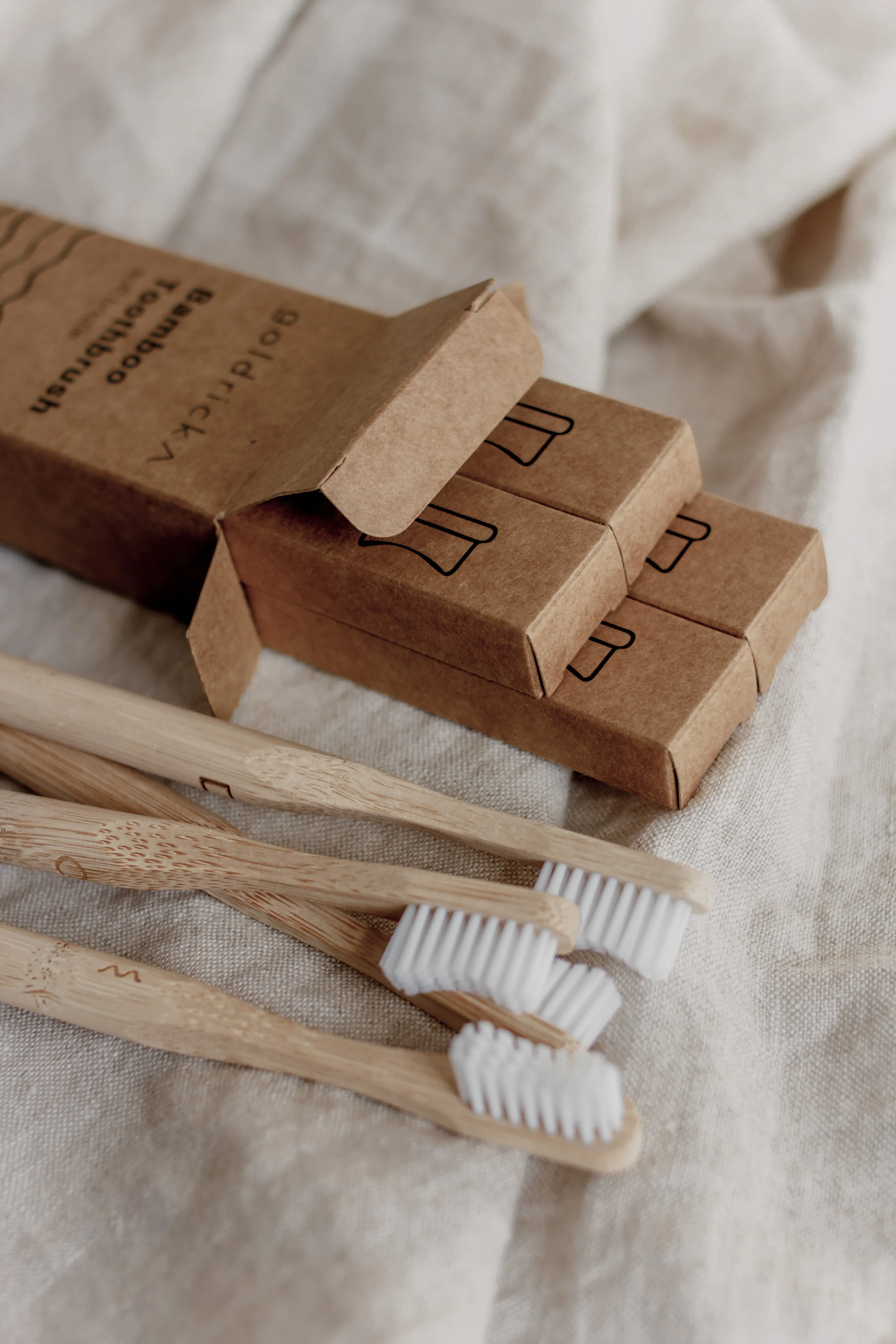 Bamboo Toothbrush | 4 Pack | Wholesale | 10 Units