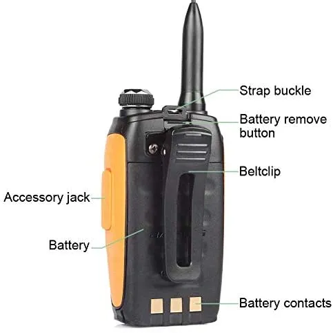 Baofeng GT-3 Mark II | Dual Band | 5W | Better Antenna | VOX | Flashlight | with Battery [DISCONTINUED]