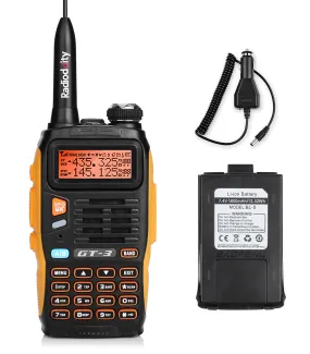 Baofeng GT-3 Mark II | Dual Band | 5W | Better Antenna | VOX | Flashlight | with Battery [DISCONTINUED]