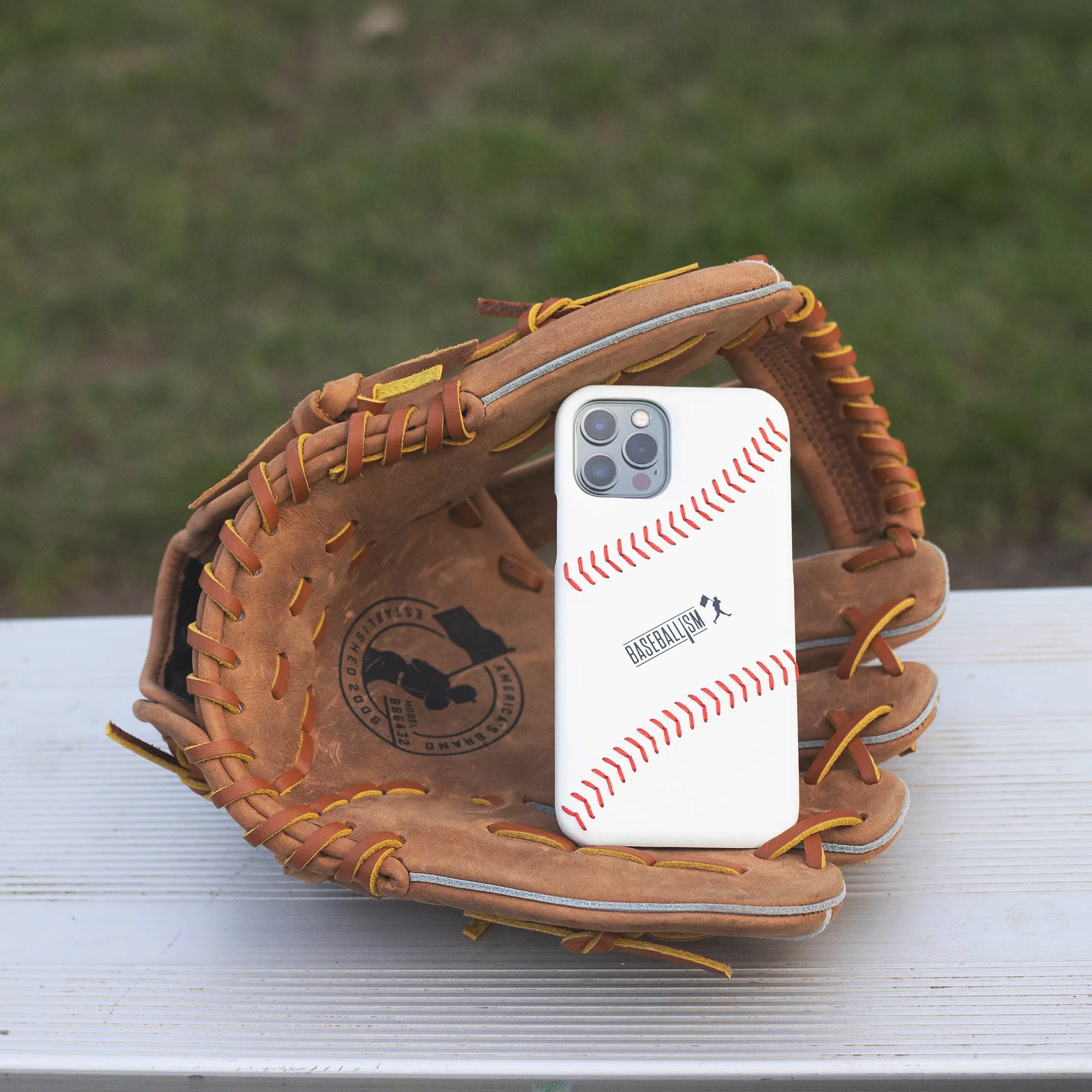 Baseball Leather Phone Case 2.0 (iPhone 12)